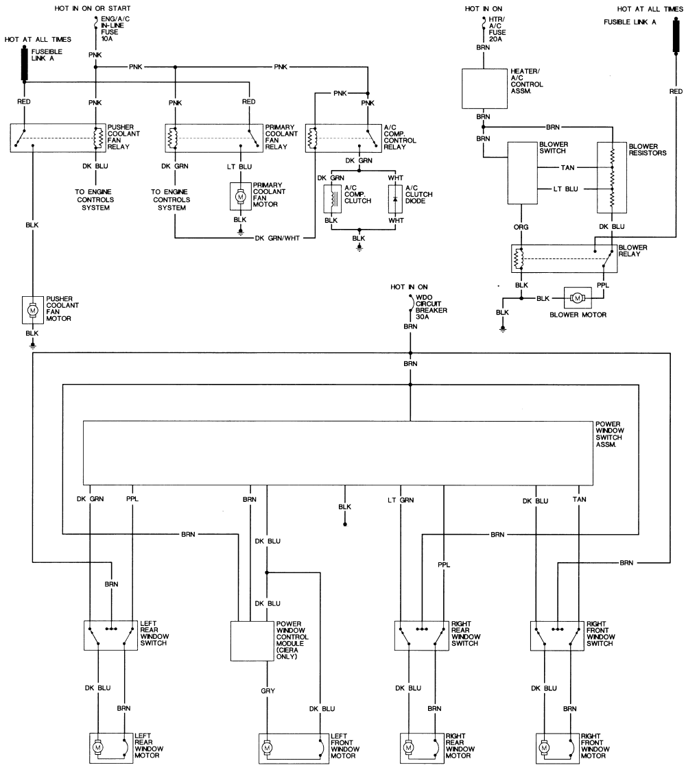 1994 e350 electric radiator fan wiring diagram