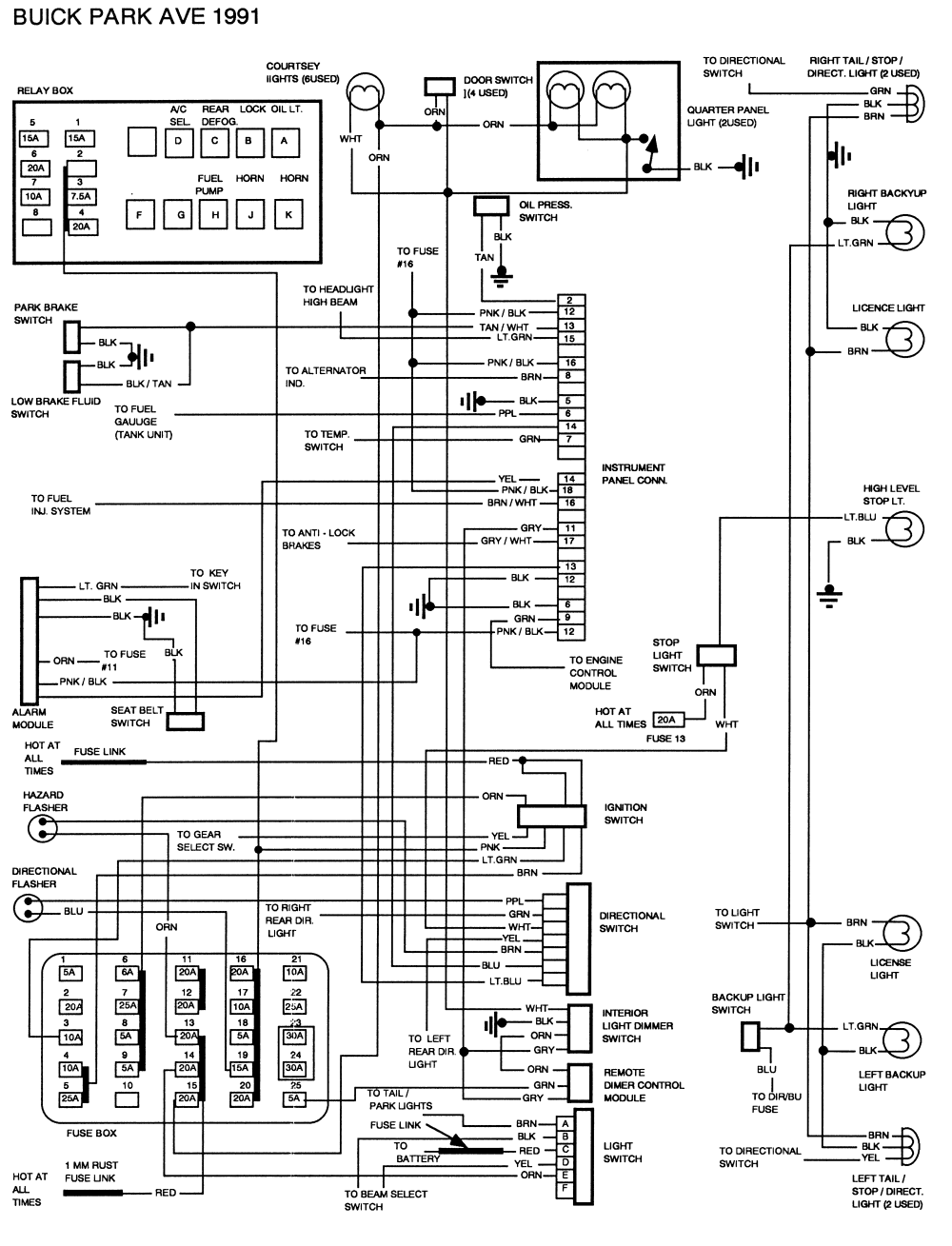 1994 silhouette mobile home wiring diagram