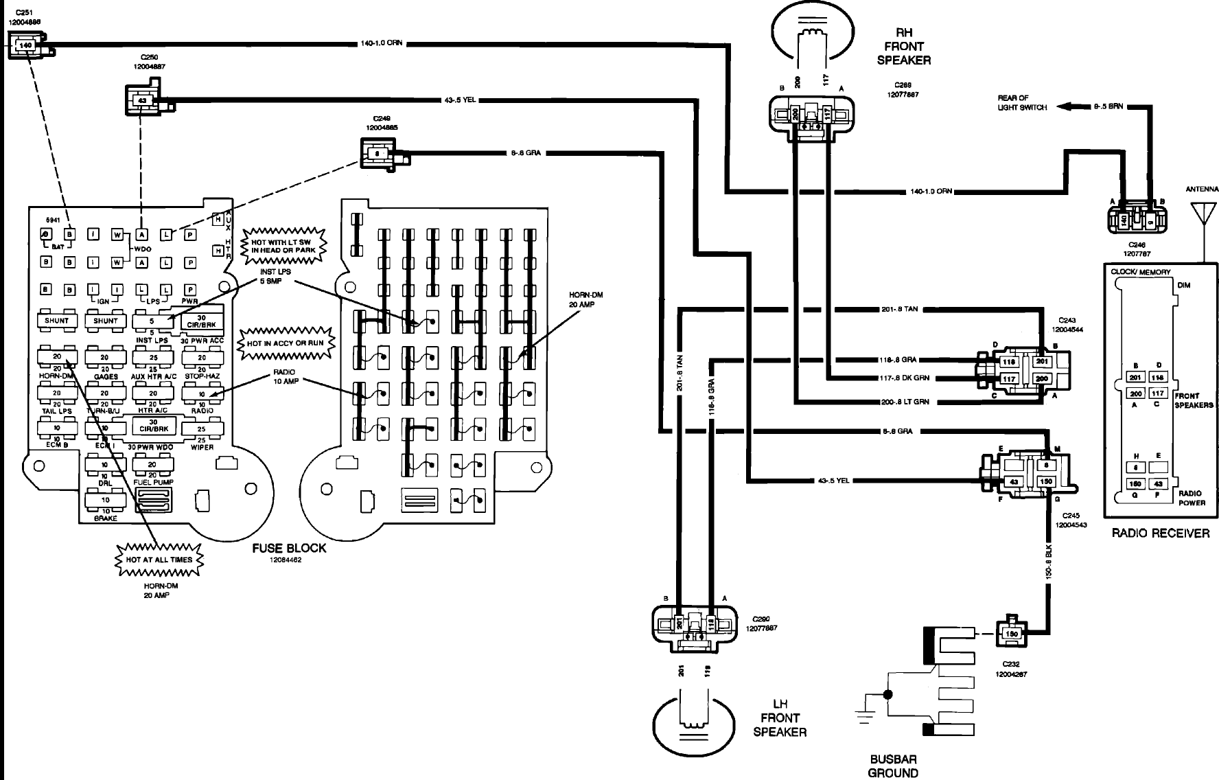 1995 Chevy 5.7l G20 Van Engine Wiring Diagram