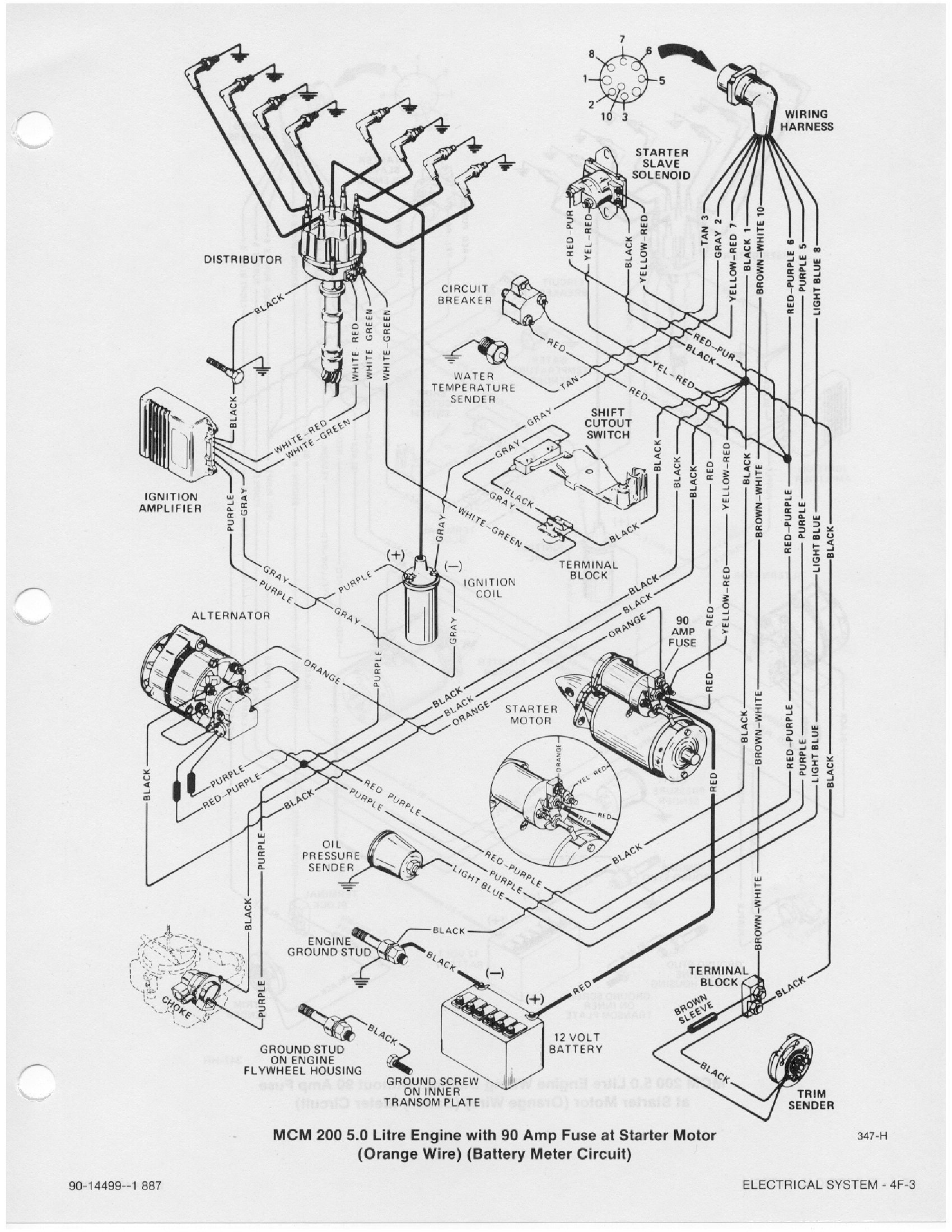 1996 Mercruiser 5.7 Wiring Diagram