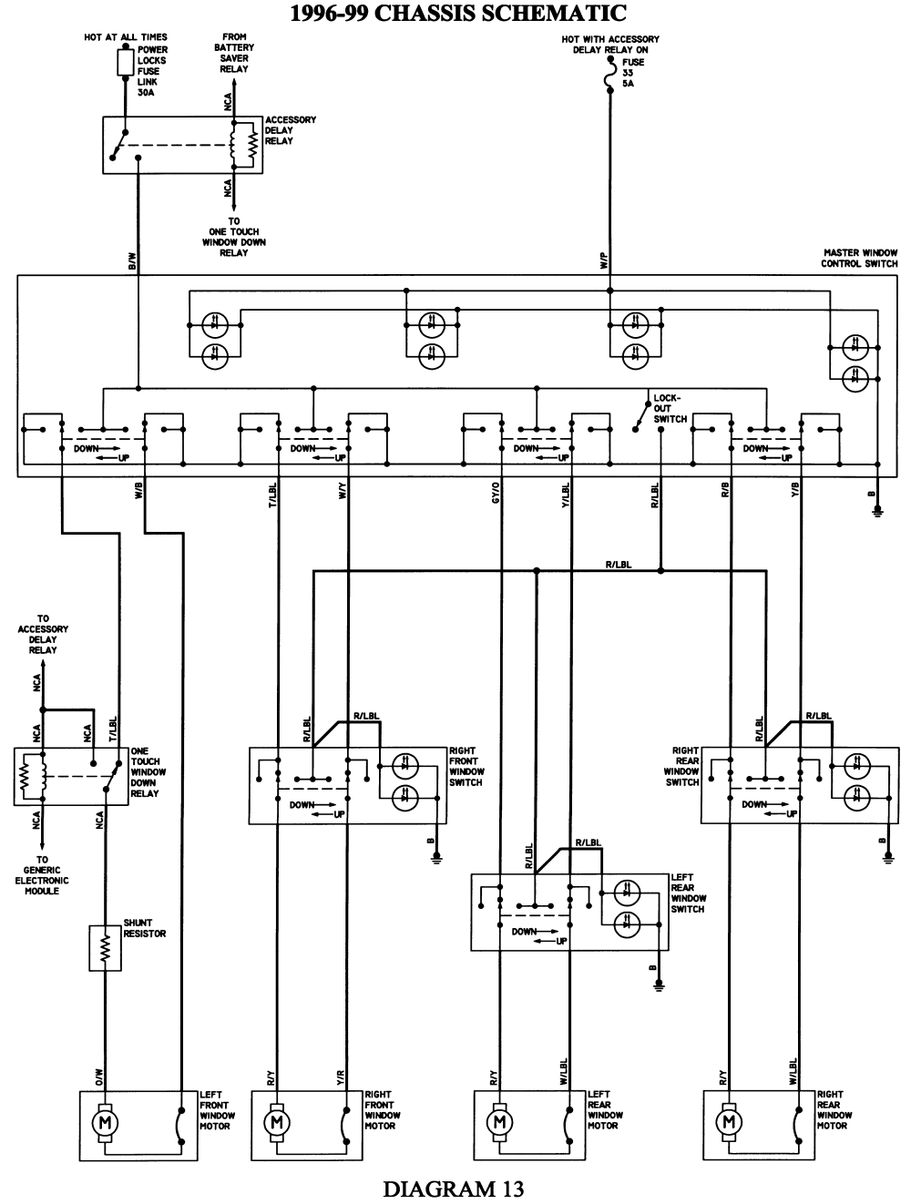 1996 mercury sable ls integrated control panel stereo wiring diagram