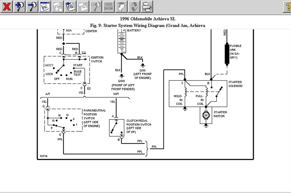 1996 Olds Ciera 3.1 Ignition Wiring Diagram