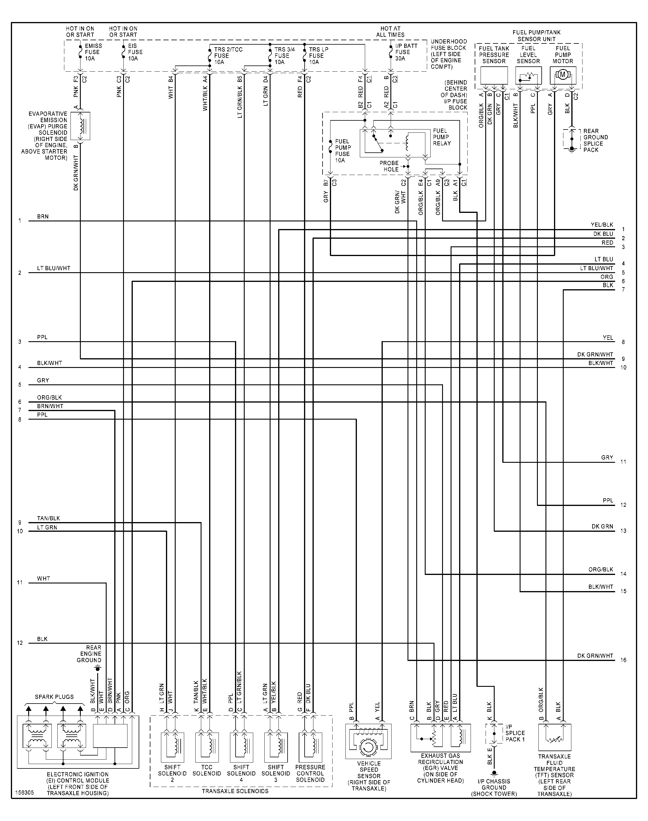 1996 saturn sl1 wiring diagram