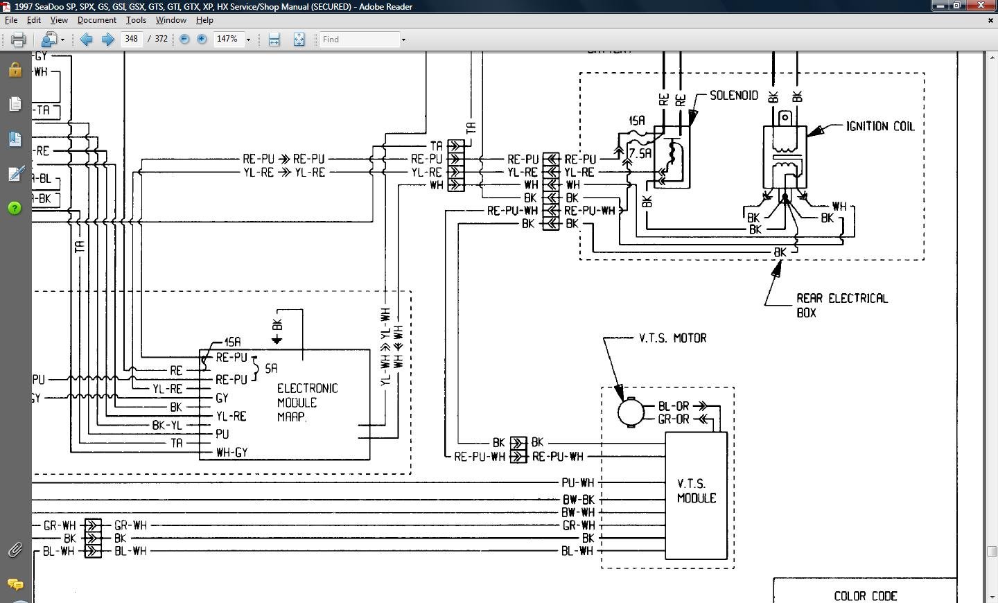 1996 seadoo xp vts wiring diagram