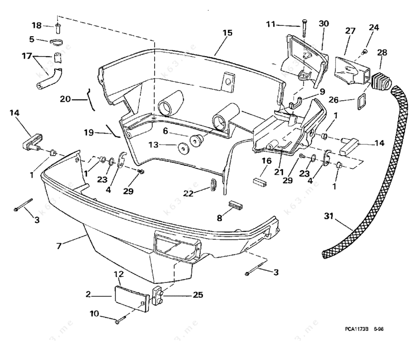 1997 evinrude e25eleub wiring diagram