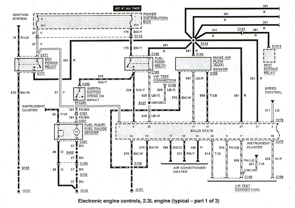 1997 ford ranger xlt 2.3 liter wiring diagram