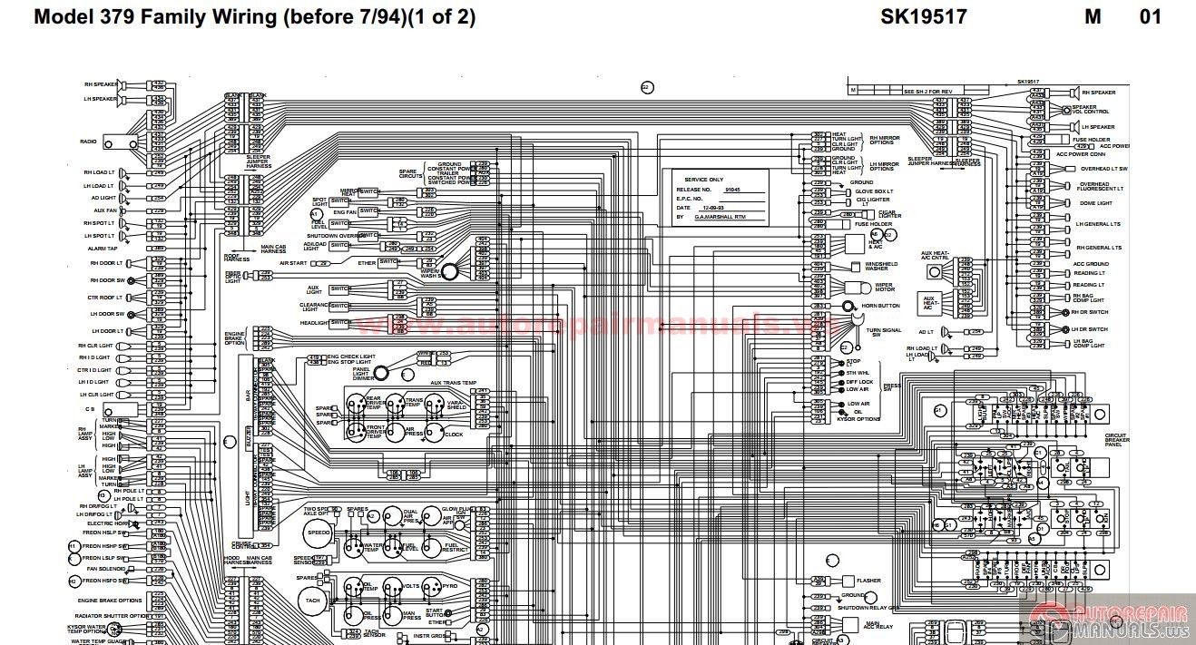 1997 Peterbilt 357 Wiring Diagram