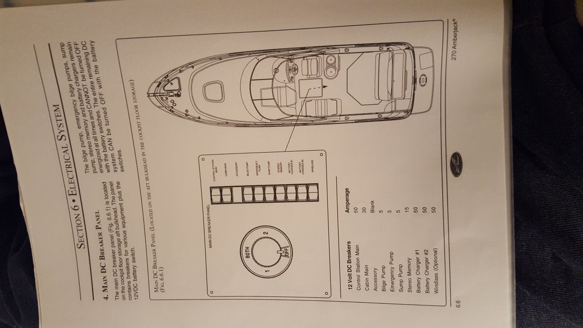 1997 Sea Ray Sundancer 270 Bilge Pump Alarm Wiring Diagram