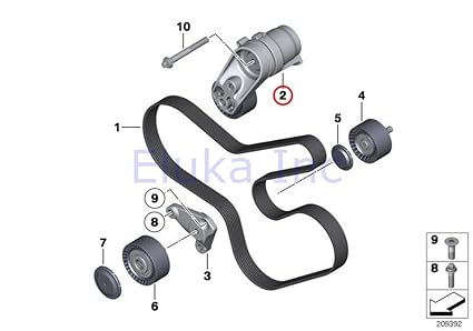 1998 bmw 528i serpentine belt diagram