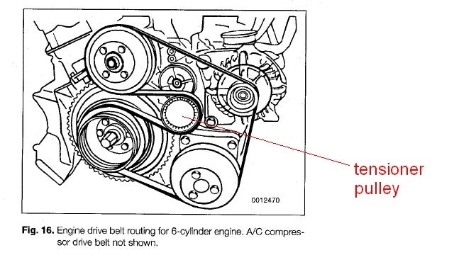 1998 bmw 528i serpentine belt diagram