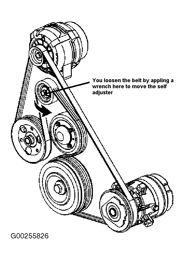 1998 buick lesabre serpentine belt diagram