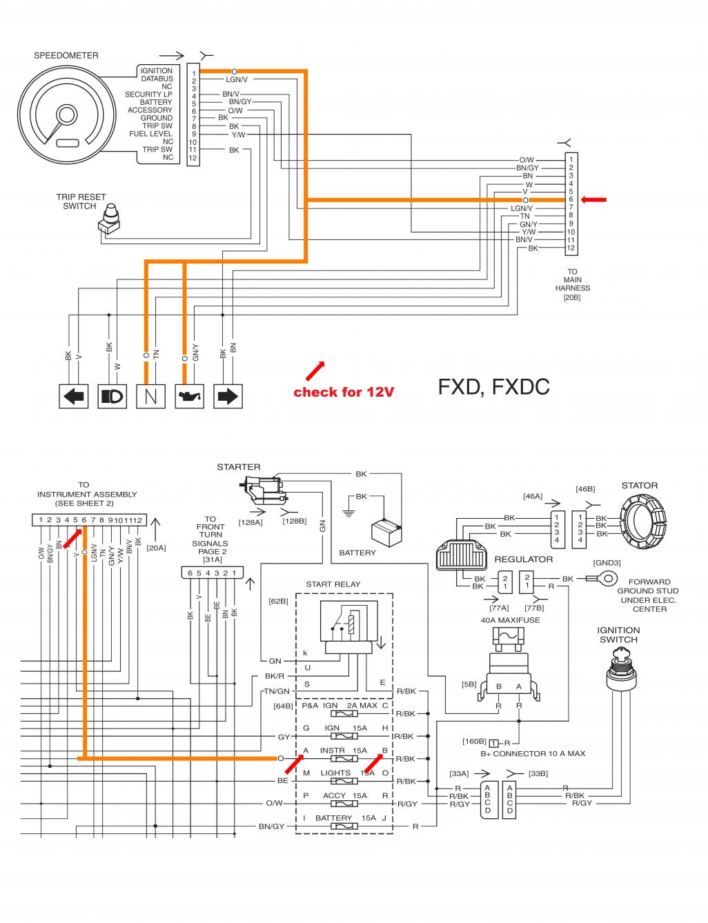 1998 harley fxdwg wiring diagram