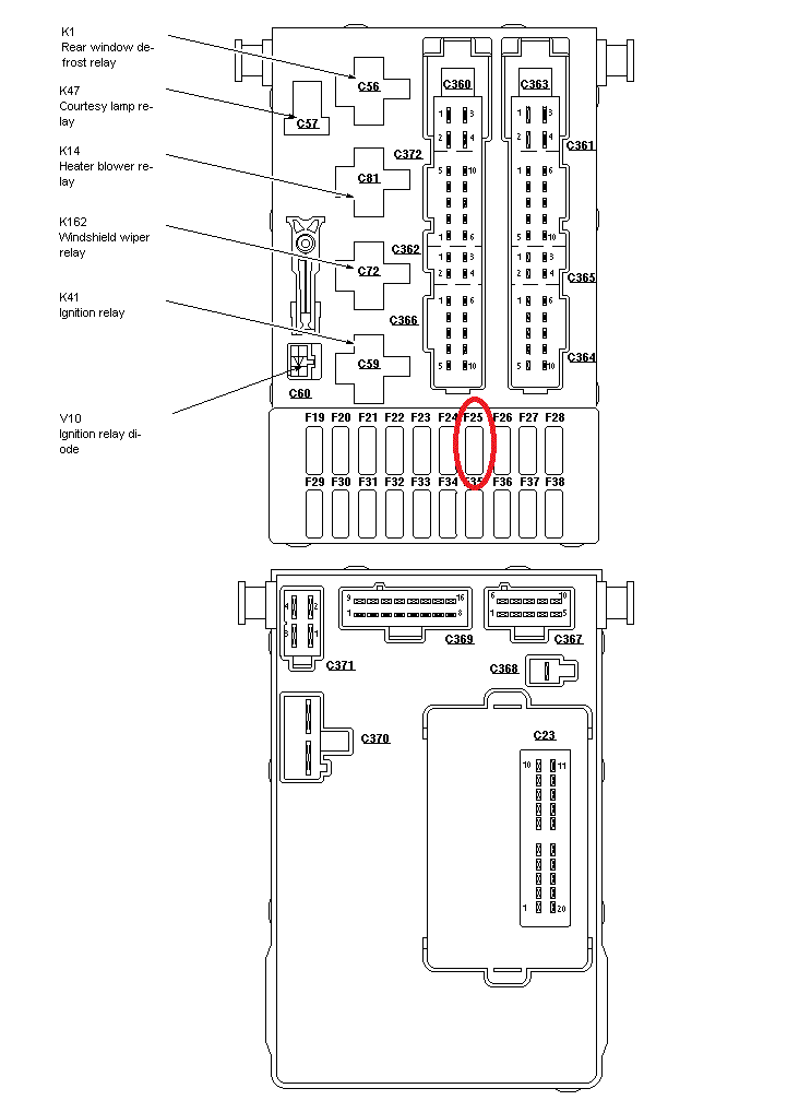 1998 mercury mystique radio wiring diagram