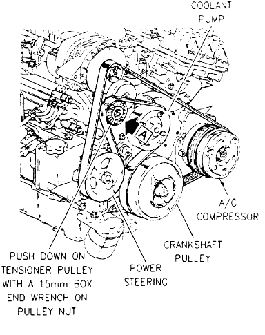 1998 oldsmobile 88 serpentine belt diagram