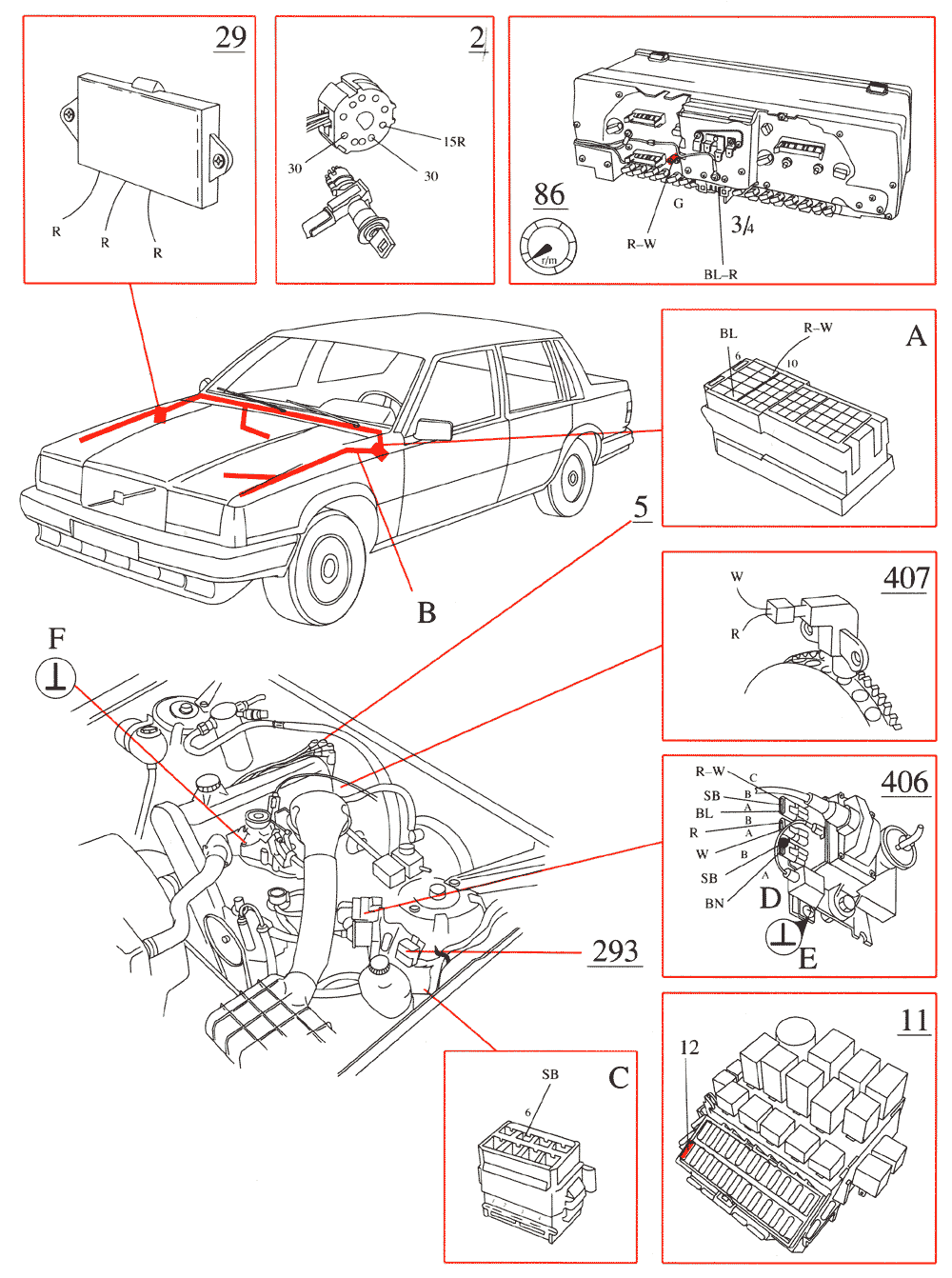 1998 s90 volvo fuel system wiring diagram