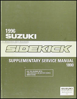 1998 suzuki sidekick 1600 and sport 1800 x-90 wiring diagram manual