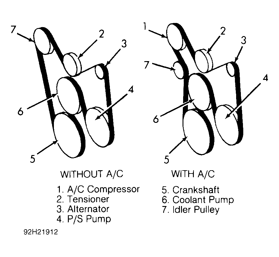 1999 chevy suburban serpentine belt diagram