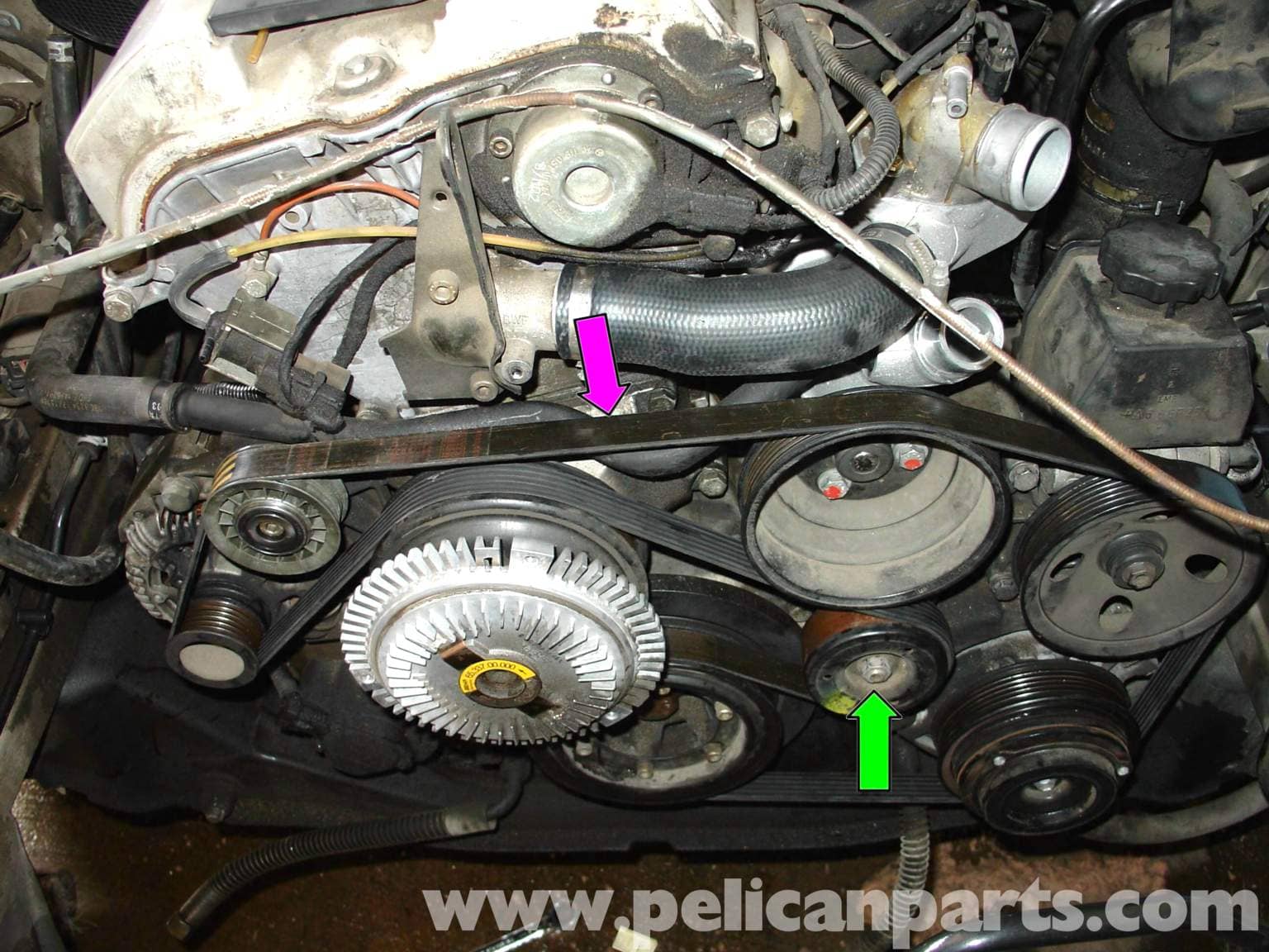 1999 mercedes c280 serpentine belt diagram