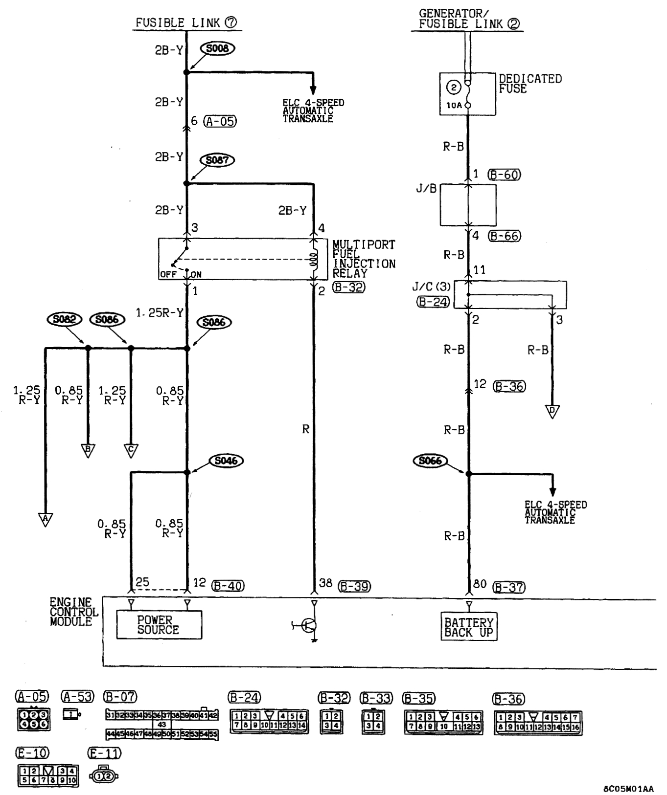 1999 mitsubishi mirage radio wiring diagram identification