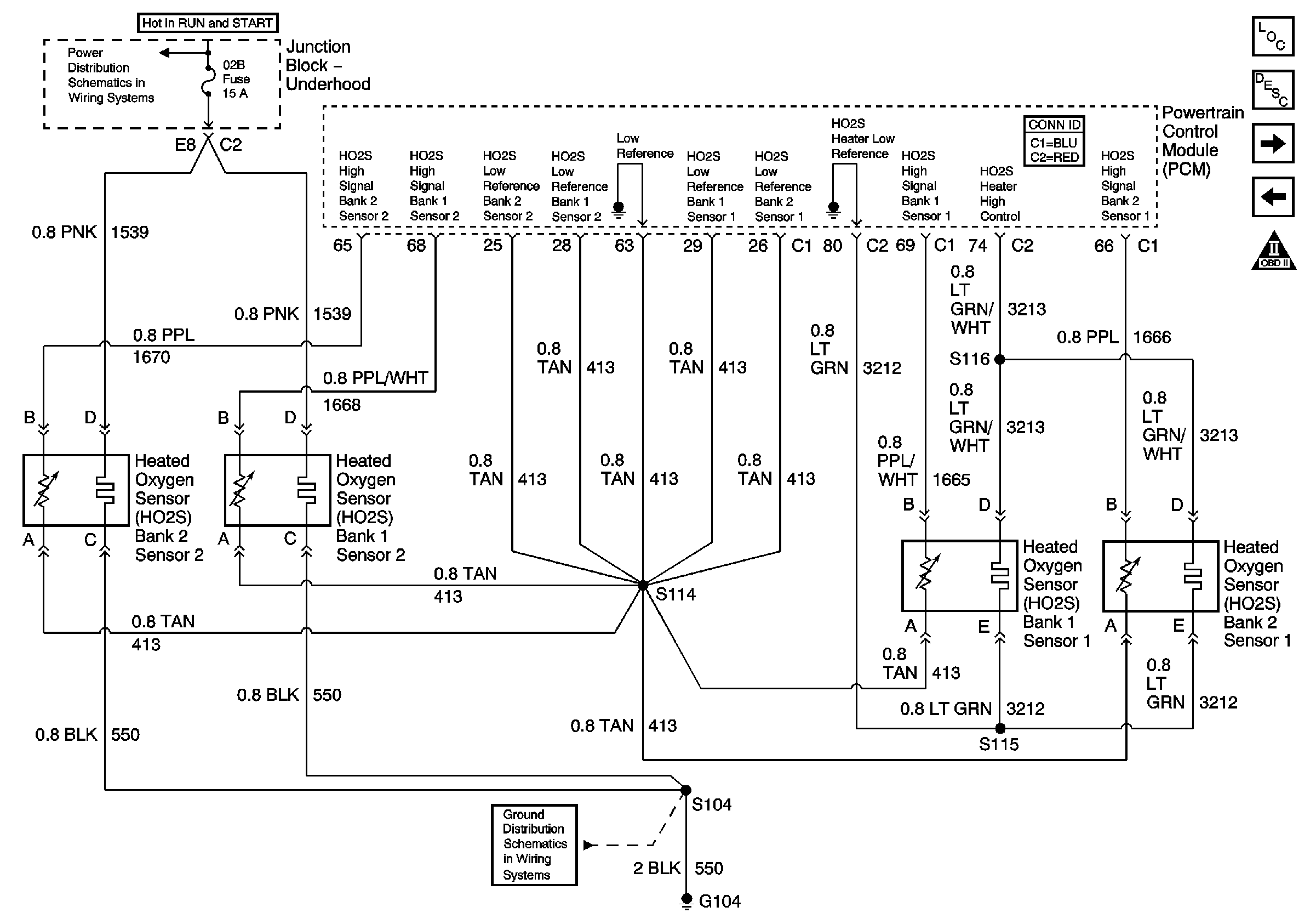1999 suburban 7.4 l o2 sensor wiring diagram