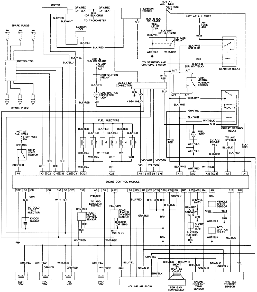 1999 toyota 4runner 3.4l plug wiring diagram 1999 toyota 4runner 3.4l plug wiring diagram