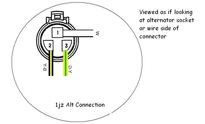 1jz alternator wiring