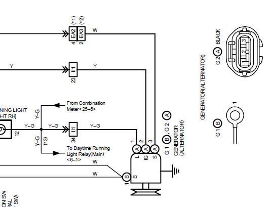 1jz alternator wiring