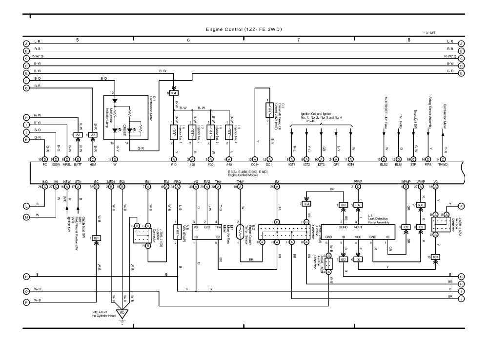 1zz fe ecu wiring diagram