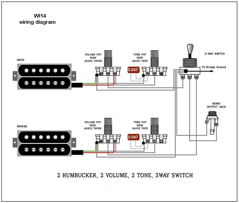 2 Humbucker 1 Volume 2 Tone Fender 5 Way Switch Wiring ... ovation guitar wiring diagram 