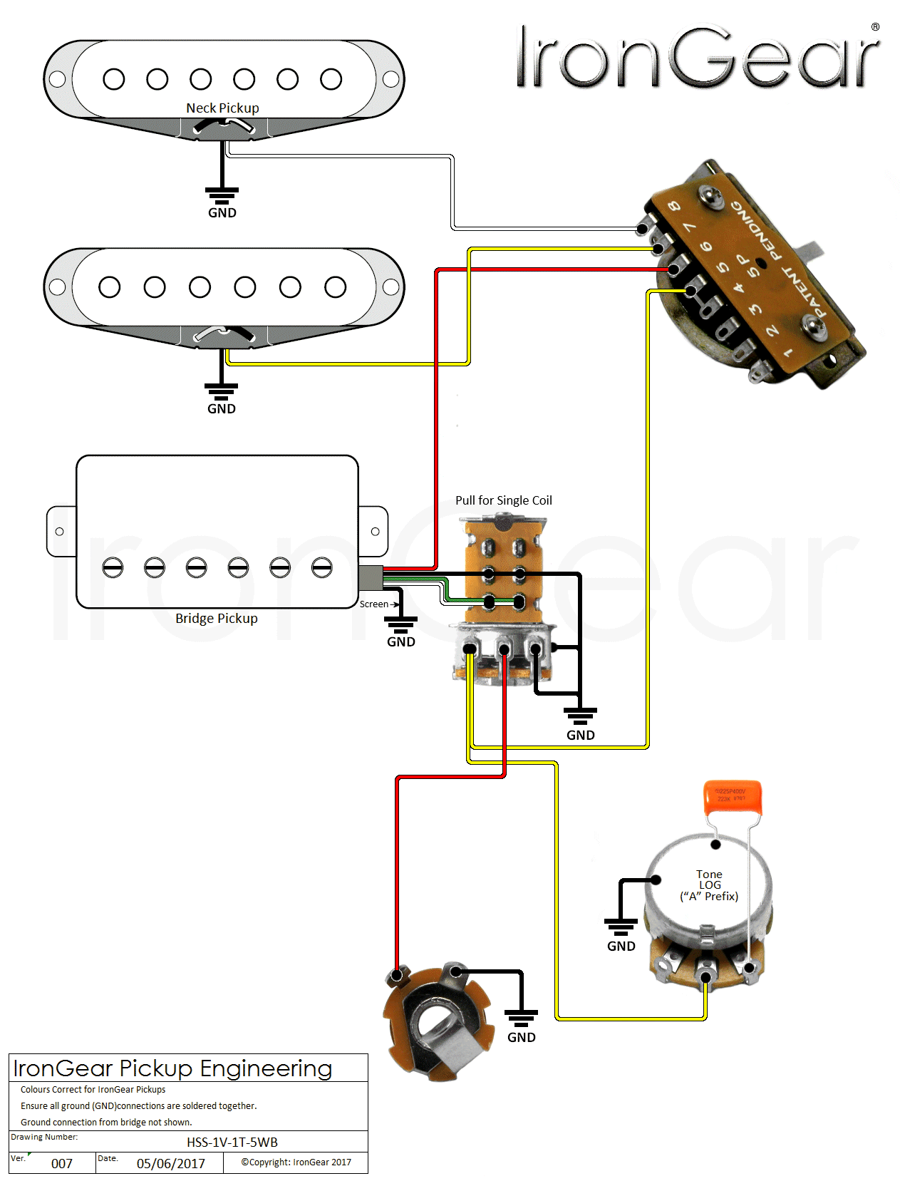 2 humbucker 1 volume 2 tone standard 5 way switch wiring diagram stewart macdonald