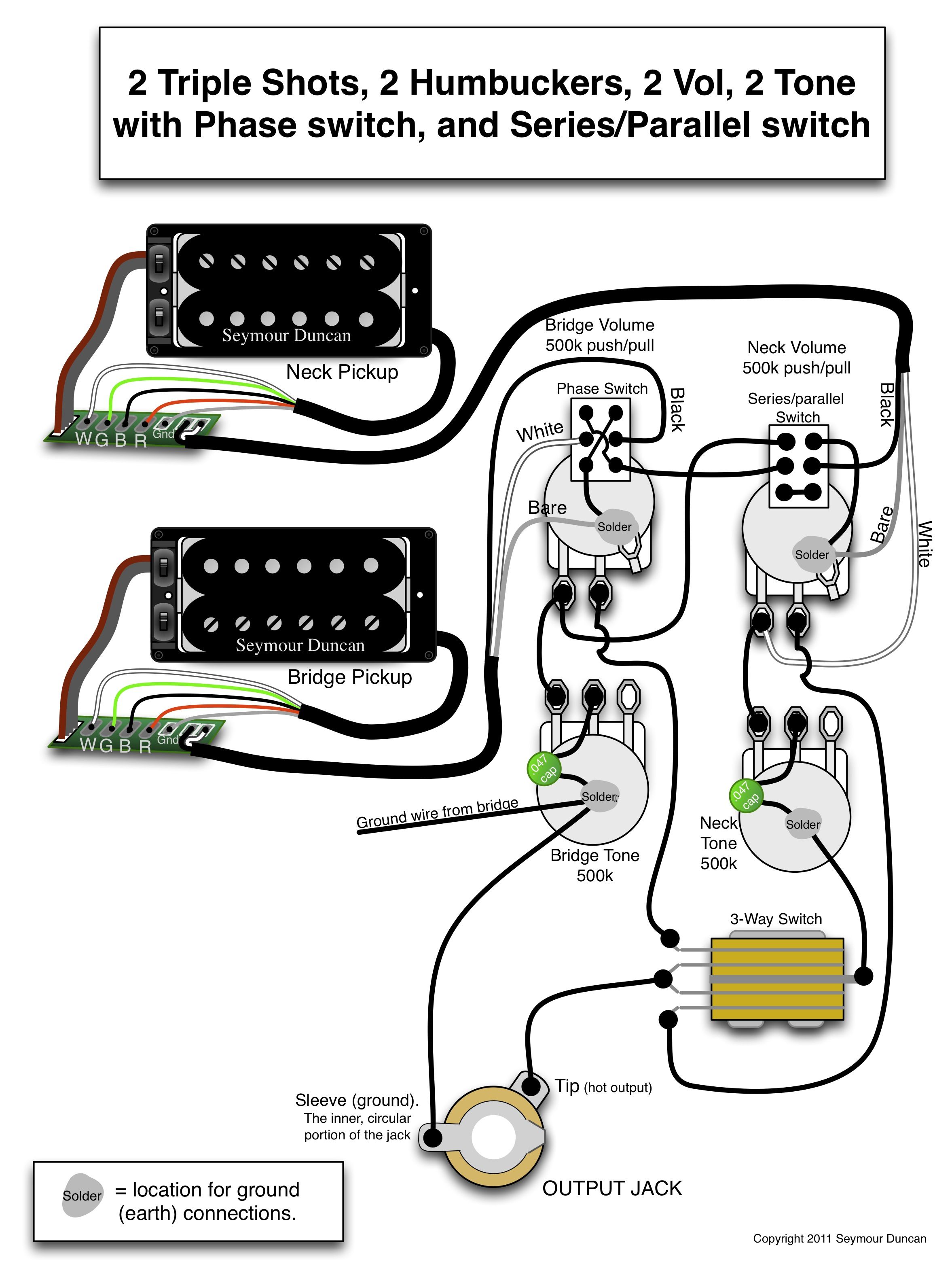 2 humbucker reverend wiring diagram