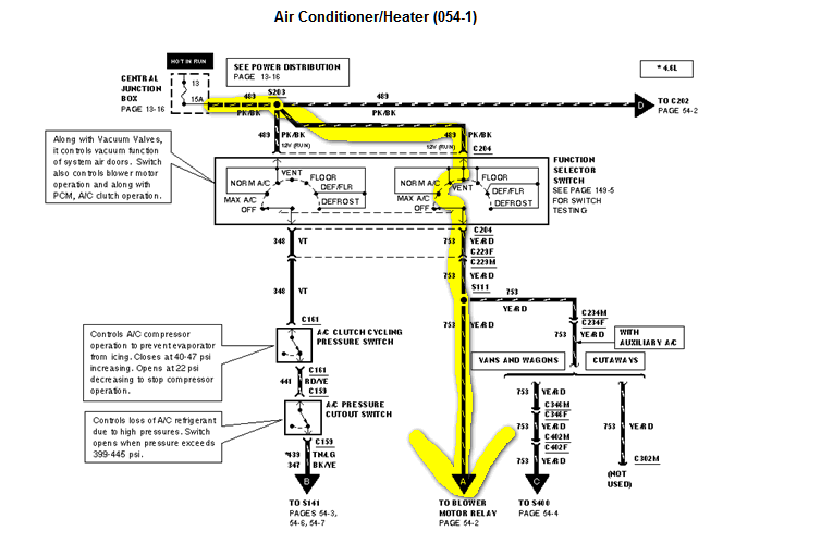 2000 ford e450 air compressor wiring diagram