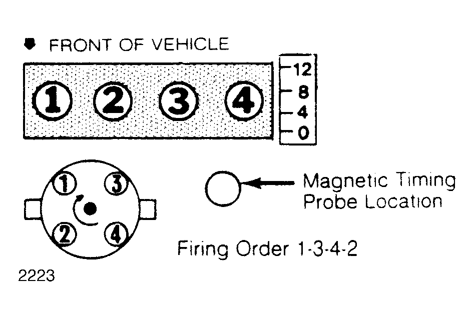 2000 ford ranger 3.0 firing order diagram