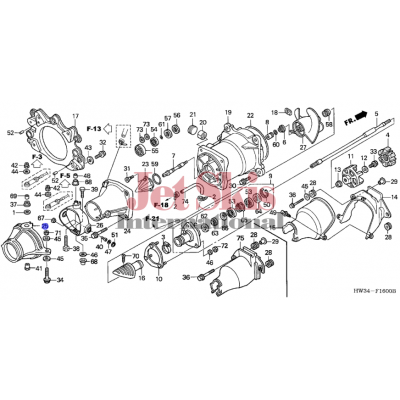 2000 honda passport serpentine belt diagram