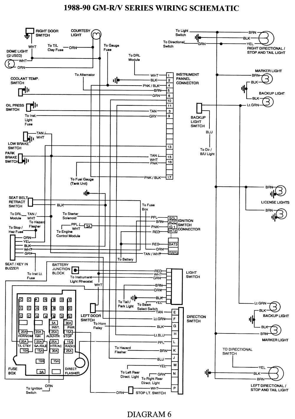 2000 lexus rx300 front marker light wiring diagram