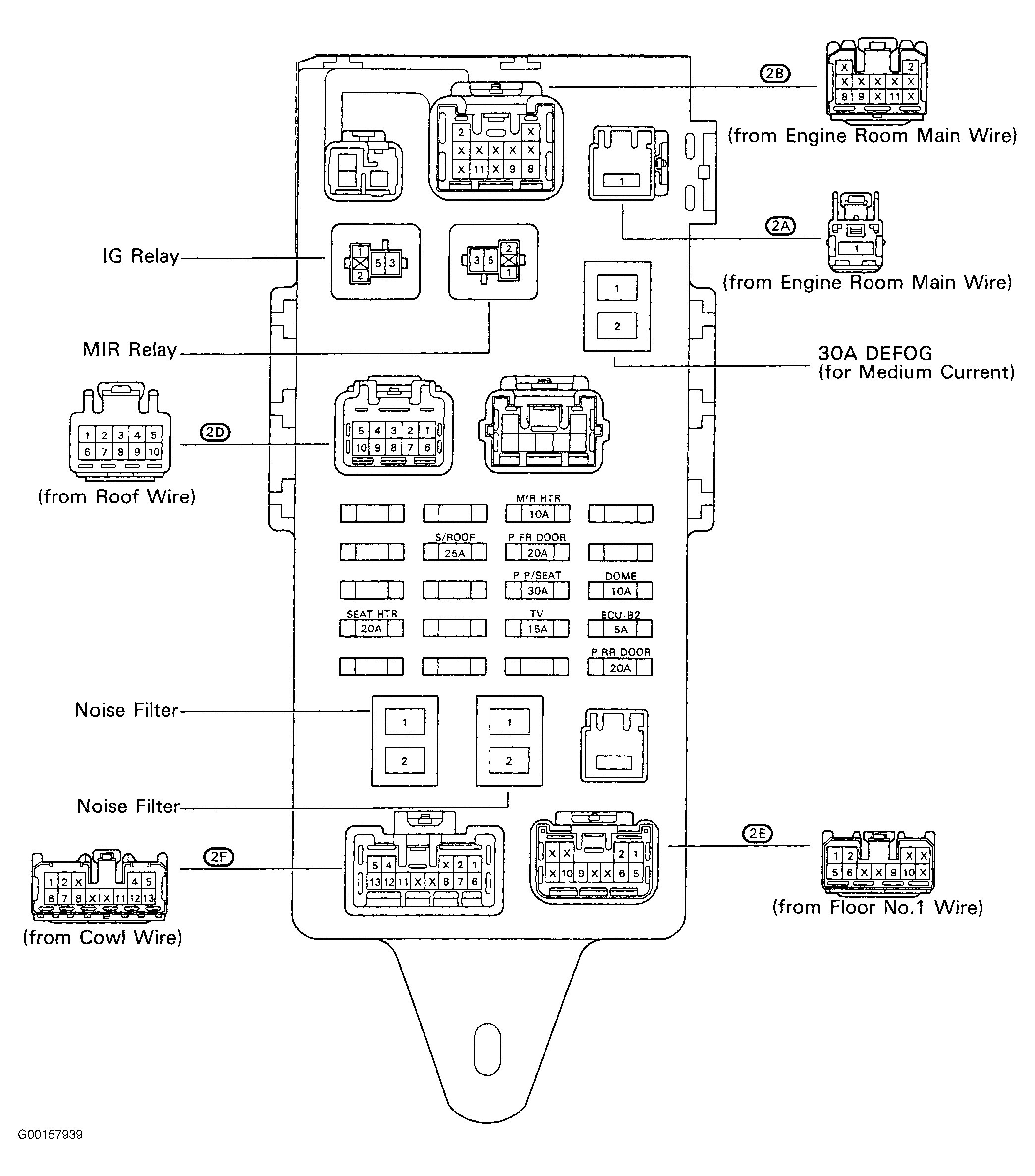 2000 lexus rx300 front marker light wiring diagram