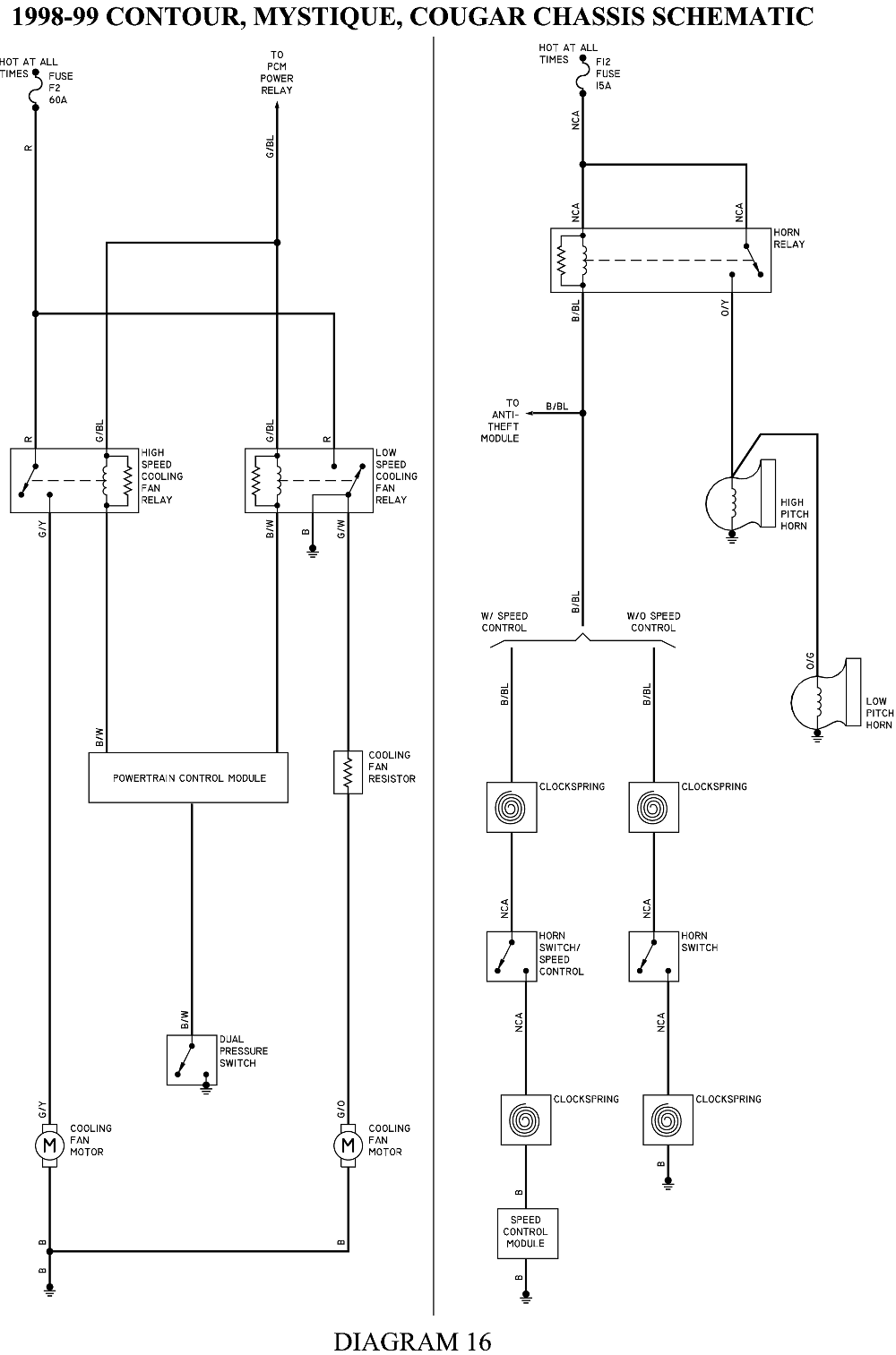 2000 mercury cougar 2.5 l v6 speed sensor wiring diagram