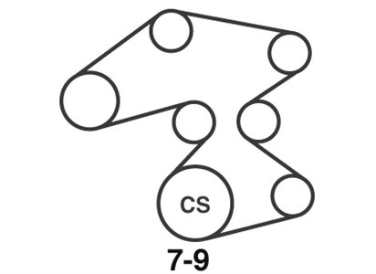 2000 oldsmobile intrigue serpentine belt diagram