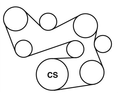 2000 pontiac montana serpentine belt diagram