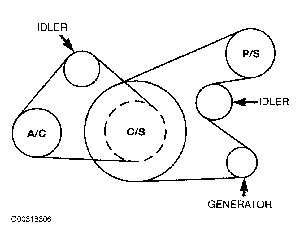 2000 toyota celica serpentine belt diagram