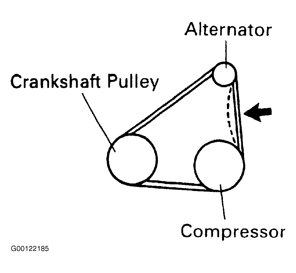 2000 toyota celica serpentine belt diagram