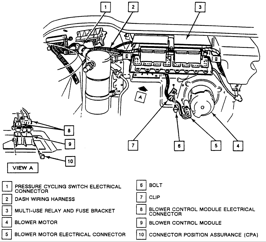 2001 bravada blower motor wiring diagram