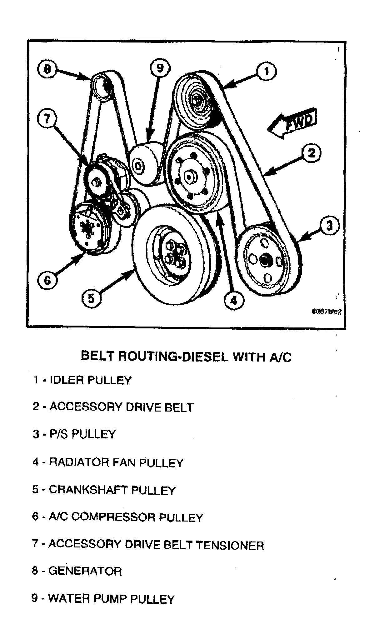 2001 buick lesabre belt routing