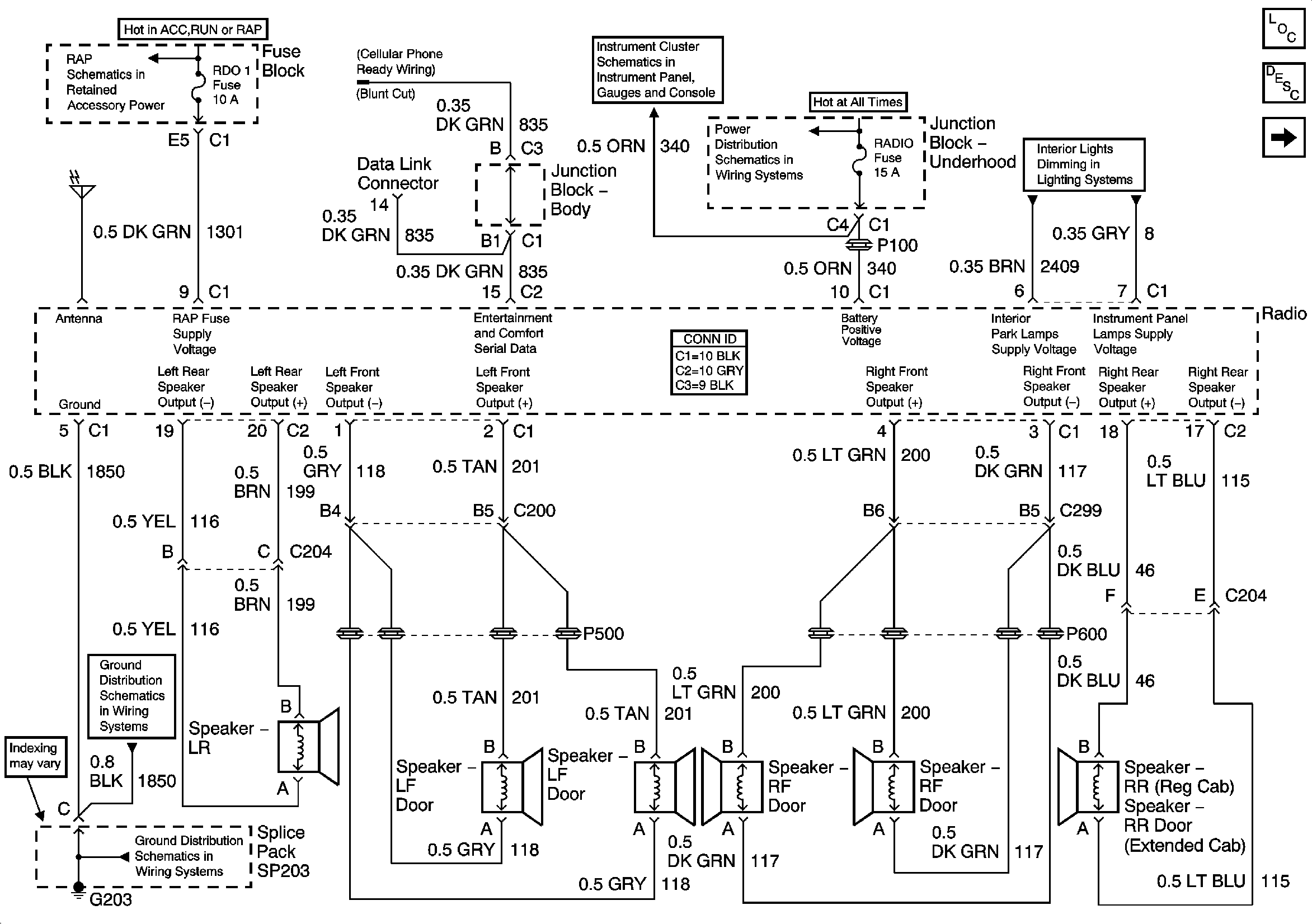 2001 chevy tahoe wiring diagram for the elect for the radio