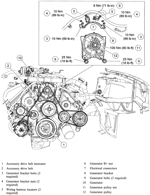 2001 ford escape v6 serpentine belt diagram