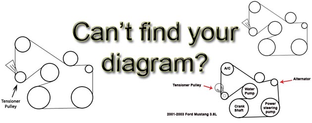 2001 ford f150 5.4 serpentine belt diagram