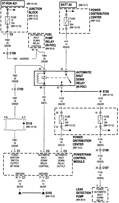 2001 jeep cherokee sport 4.0l pcm wiring diagram