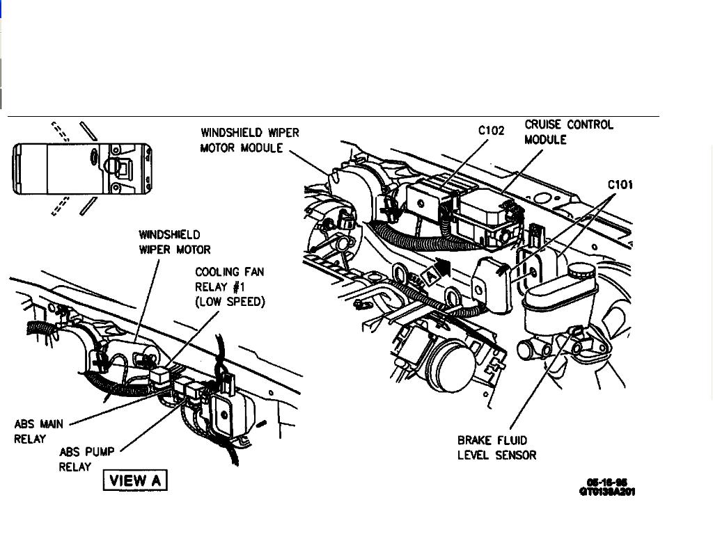 2001 oldsmobile aurora belt diagram