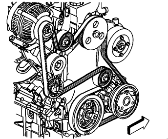 2001 oldsmobile intrigue serpentine belt diagram