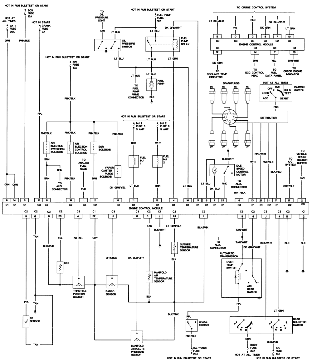 2001and 2002 Cadillac Deville E C U Wiring Diagram catera stereo wiring 